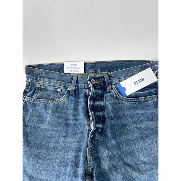 H&M &Denim Straight Regular Waist Jeans Size 32x32 CN175/82A NWT - Picture 3 of 16